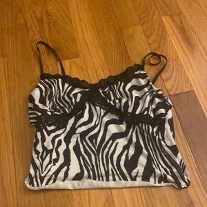 Zebra top from shein